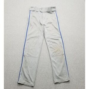 Rawlings Baseball Pants Mens Gray Medium Pockets Semi Relaxed Pro Dri‎